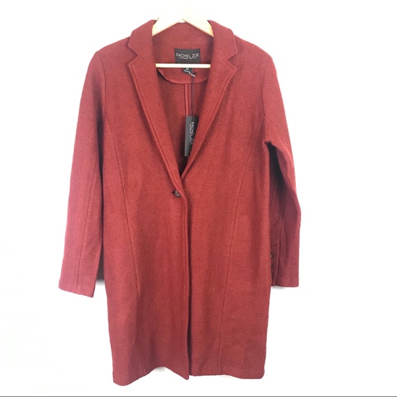 rachel zoe wool blend coat